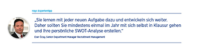Mit der SWOT-Analyse zum erfolgreichen Vorstellungsgespräch Mit der SWOT-Analyse zum erfolgreichen Vorstellungsgespräch